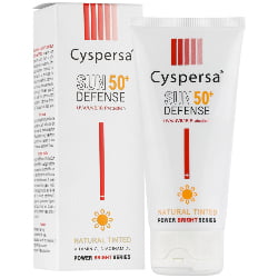 کرم ضد آفتاب رنگی روشن کننده SPF50 سیسپرسا Cyspersa
