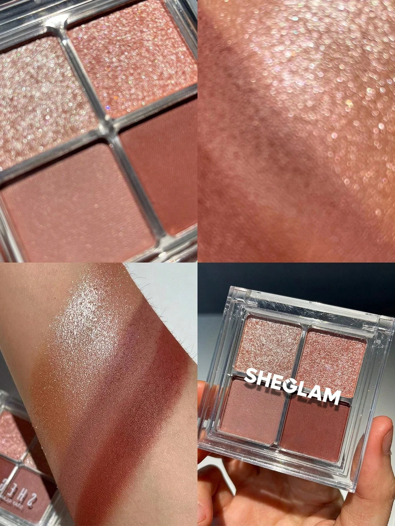 پالت سایه 4 رنگ شیگلم Cosmic Crystal Eyeshadow 4 پالت سایه 4 رنگ شیگلم Cosmic Crystal Eyeshadow - Image 4