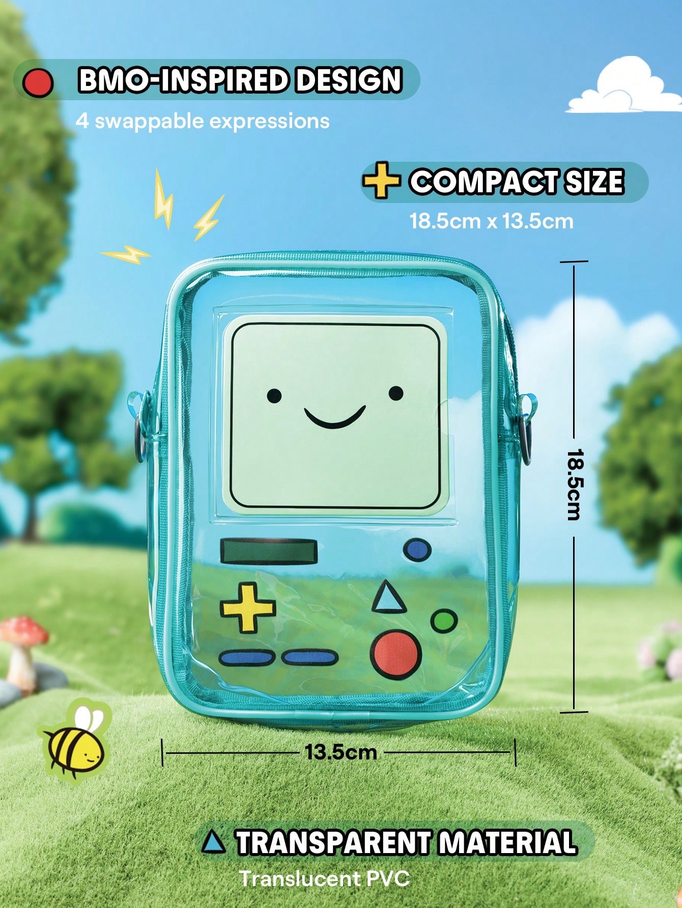 کیف آرایش شیگلم Adventure Time مدل Be MOre 3 کیف آرایش شیگلم Adventure Time مدل Be MOre - Image 3