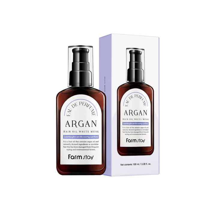 روغن موی آرگان با رایحه مشک سفید فارم استی 100 میلی لیتر 1 روغن موی آرگان با رایحه مشک سفید فارم استی 100 میلی لیتر