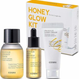 کیت 3 مرحله ای پروپولیس کوزارکس آبرسان، ترمیم کننده و ضدجوش COSRX Honey Glow Kit (((تاریخ انقضا:20260615)))